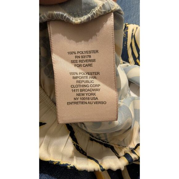 NWT Philosophy Women's Petite Medium Printed Wide Leg Pull-On Pants T - Picture 3 of 7